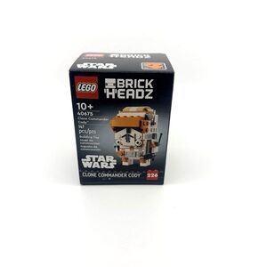 40675 Clone Commander Cody LEGO BRICKHEADZ New Sealed - Retired